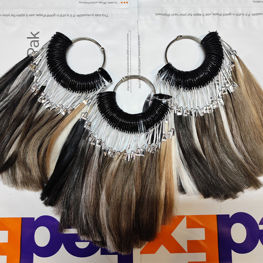 Men's Hair System Color Chart Indian Hair Material