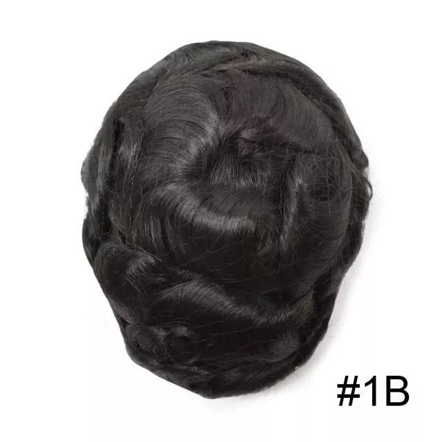 OSCAR-Sistema de Cabelo Monofilamento Bond, Peruca Masculina Durável de Cabelo Humano Indiano