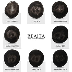 MONO+PU Coated 0810mm Thin Skin Combined With Mono Lace Patches Human Hair Toupee for Men