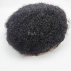 FL Afro curl Human Hair Full Lace 8 X 10" Hair Piece Men Toupee