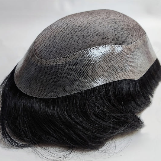 5X7 6X9 7X9 8X10 6X8 7X10 Mono Multiple Sizes Durable Fine Mono Men Wigs Hair System Toupee Human Hair