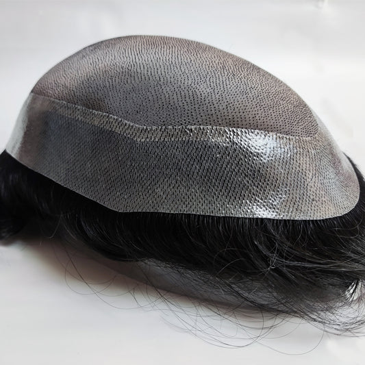 5X7 6X9 7X9 8X10 6X8 7X10 Mono Multiple Sizes Durable Fine Mono Men Wigs Hair System Toupee Human Hair